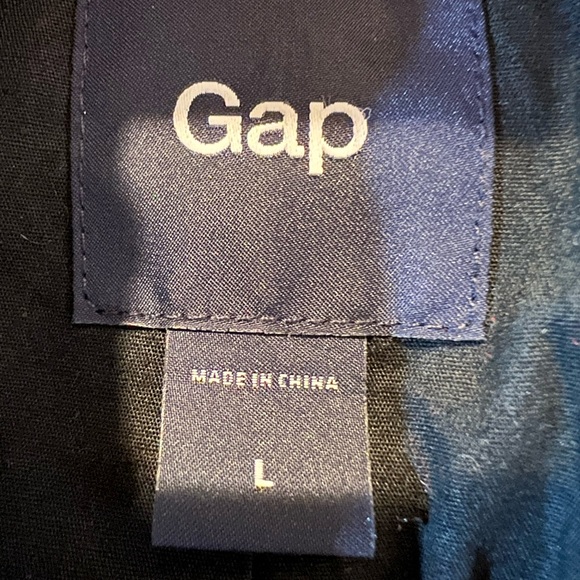 GAP Women's Black & Gray Double Breasted Casual Warm Feminine Peacoat Size L - Picture 7 of 12